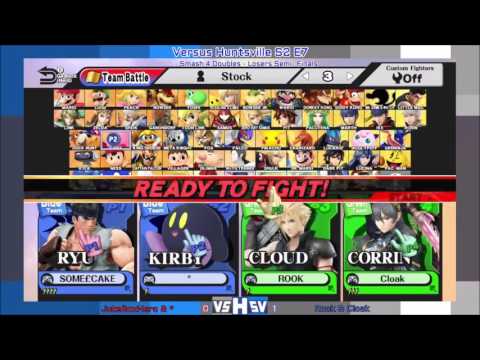 vsHsv s2e7 - Smash 4 Doubles - JukeBoxHero & °Alt vs Rook & Cloak