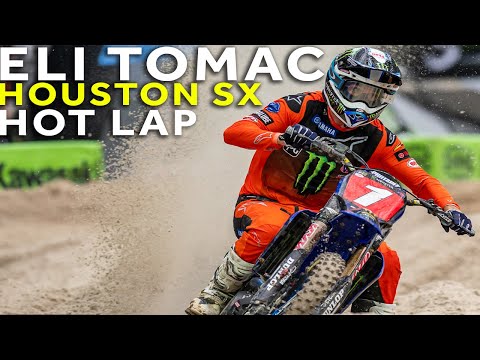 Eli Tomac Houston Supercross Hot Laps