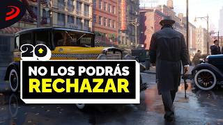 20 JUEGOS de MAFIA y CRIMEN ORGANIZADO que TIENES que JUGAR antes de morir