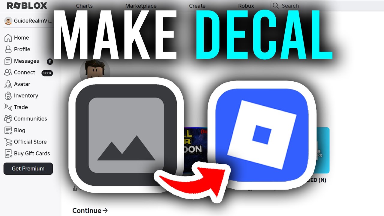 How To Make Decals In Roblox - Step By Step