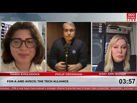 360 seconds. Broadcast News & Commentary: FOR-A / Aveco / Telos Alliance / Lawo