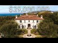 Touring A 29 000 000 Italian Inspired Mansion In CALIFORNIA