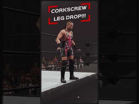 Corkscrew Leg Drop in WWE 2K23: RVD vs Cena! 🌀🤼‍♂️ #Shorts