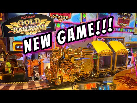 GOLD RAILROAD!!!  NEW FUN GAME TO PLAY AT ROUND ONE!!!