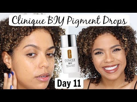 Clinique BIY Drops Review/Wear Test | 12 DAYS OF FOUNDATION DAY 11 Video