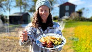 We Grew HUNDREDS OF POUNDS of Food — This Is How We ACTUALLY Eat It All