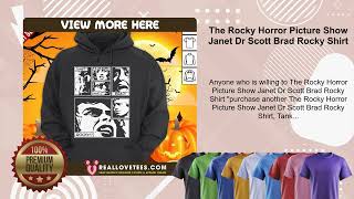 The Rocky Horror Picture Show Janet Dr Scott Brad Rocky Shirt