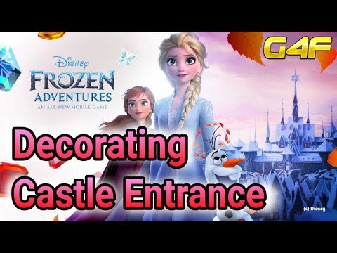Disney Frozen Adventures – Decorating Castle Entrance