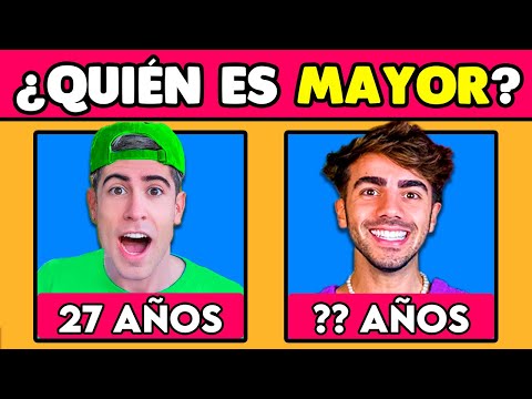Guess Which YouTuber Is Older 👶🏻🧓🏻 Alejo Igoa or Fede Vigevani? | Guess the Oldest YouTuber