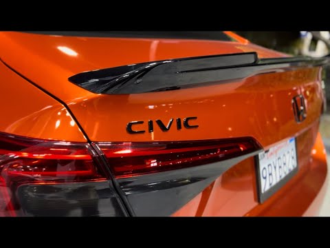 11th Gen Civic Si Black Emblems Install : FE1 2022-2024