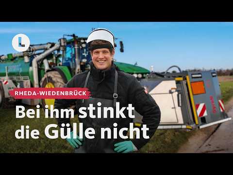 Saisonstart Gülle fahren: neue Gülle-Technik auf @HofVogelsang  | WDR Lokalzeit LandSchafft