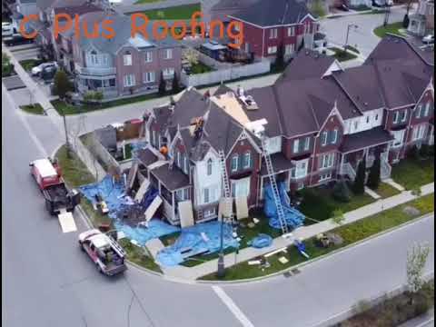 C Plus Roofing video.