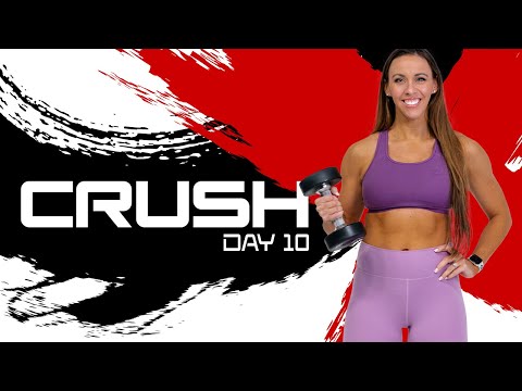 40 Minute Full Body Strength & Cardio Superset Workout | CRUSH - Day 10