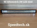 LED rampa - combo 90x3W LED / 10-30V / 24300lm / ECE R10 (555x77x55mm) - Video Youtube