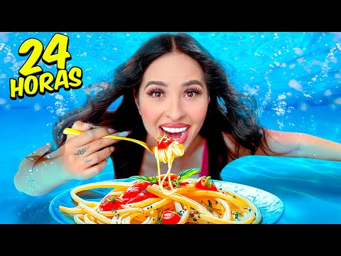 24 HOURS LIVING UNDERWATER!!