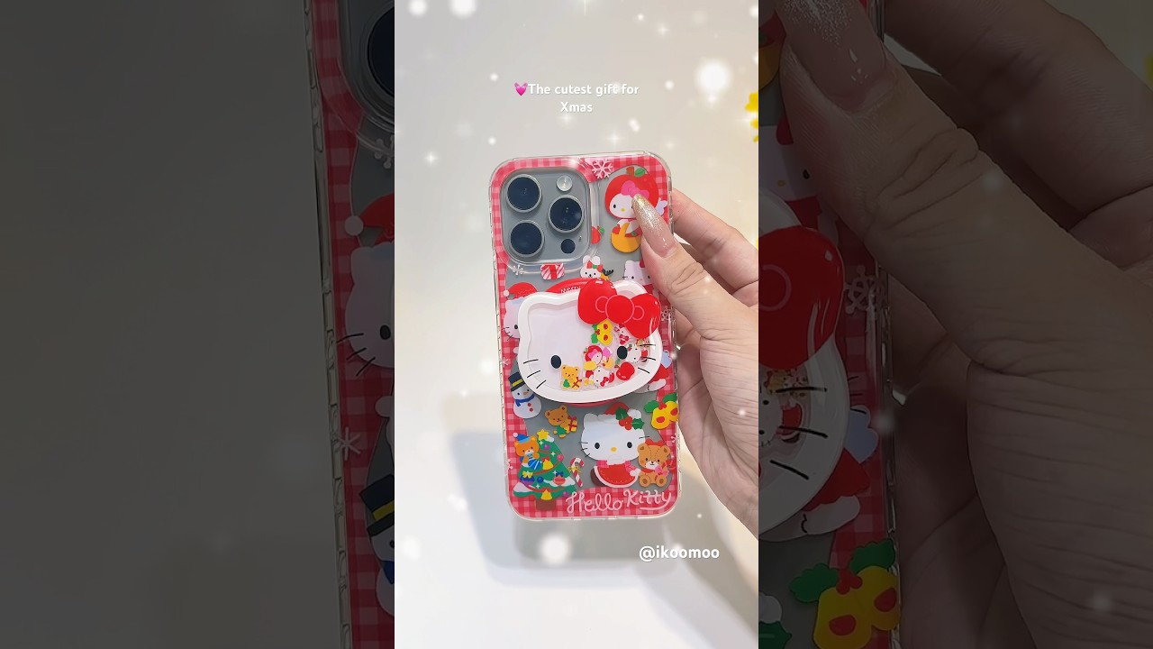 💓The cutest gift for hello kitty lovers #hellokitty #phonecase #magsafe #popsocket #christmas