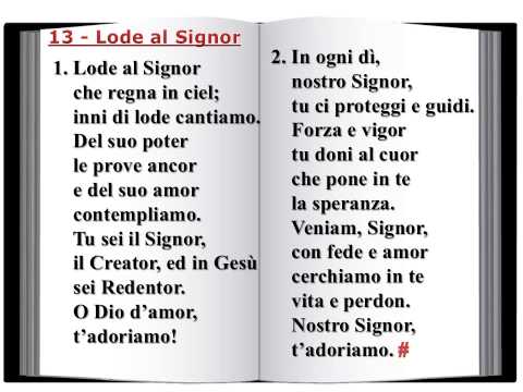 13 Lode al Signor - Innario Chiesa Avventista 2014