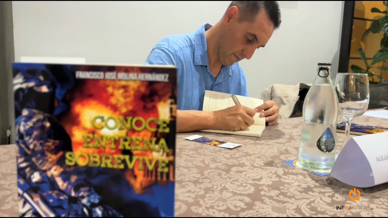 “Conoce, entrena sobrevive", primer libro del agente de la Policía Local de Águilas Francisco José Molina