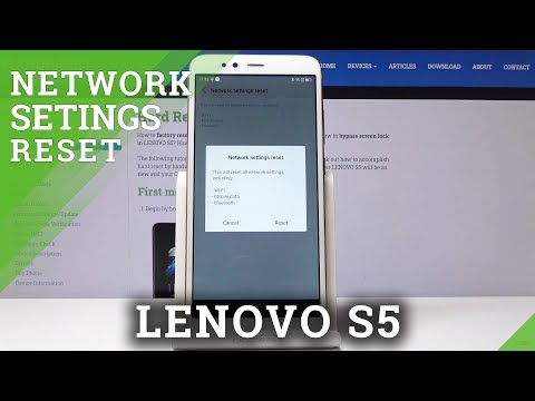 How to Reset Network Settings in LENOVO S5 - Format Network