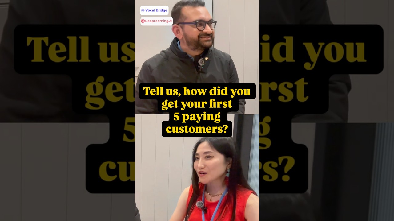 Get your first paying customer from the hackathons - Ashwyn Sharma @Vocal Bridge