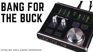 Video thumbnail for STERING HARMONY H224 AUDIO INTERFACE (Bang For The Buck)  Budget Audio Interface For Home Recording by Greg Kocis
