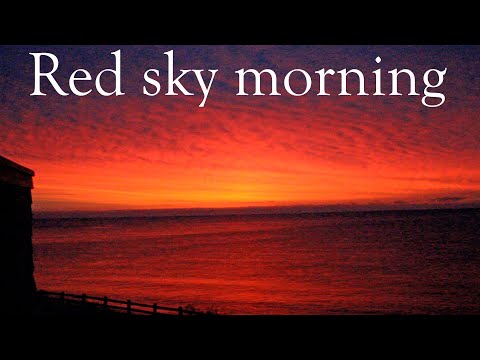 Red sky in the morning