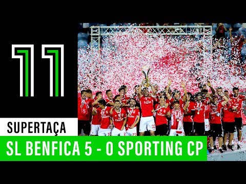 Supertaça Cândido de Oliveira Vodafone: SL Benfica 5 - 0 Sporting CP