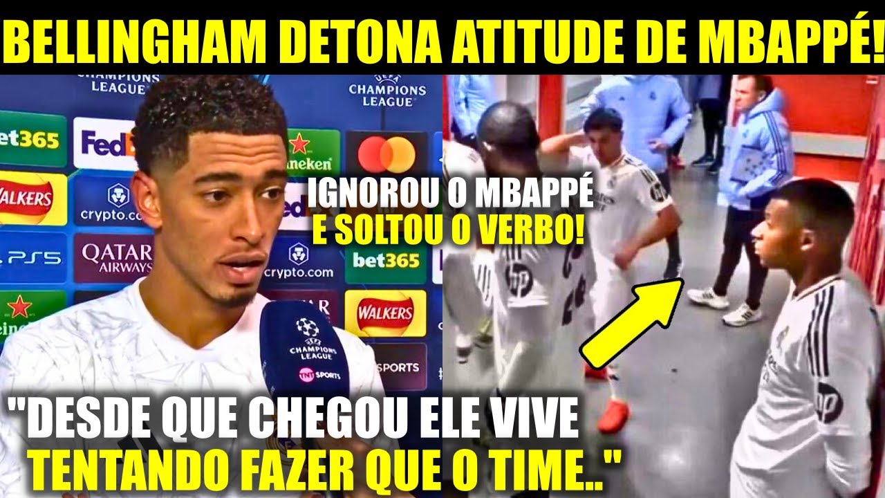 🚨 EITA! Olha a FORTE DECLARAÇÃO DO BELLINGHAM sobre O MBAPPÉ HOJE!