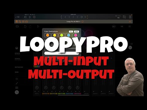Loopy Pro Looper, DAW, Sampler v1.1 - Tutorial Part 25: Multi-Input and Multi-Output
