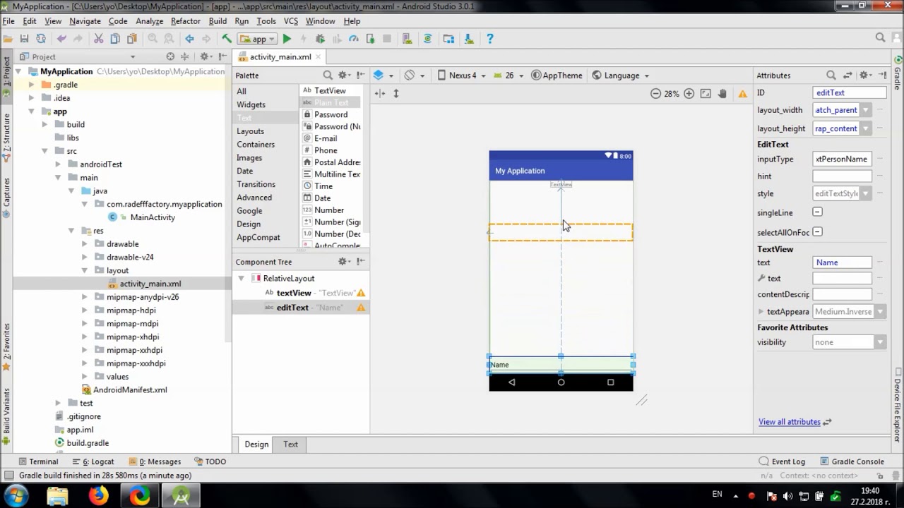 Develop simple Word Counter in Android Studio