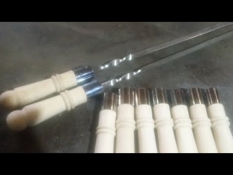 Шампура из нержавейки с деревянными ручками своими руками. Шампура из нержавейки с деревянными ручками своими руками.