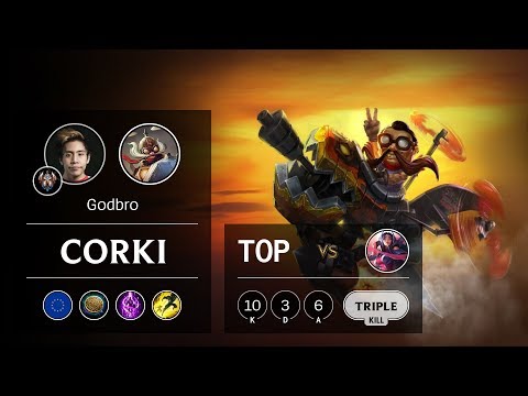 Corki Top vs Irelia - EUW Challenger Patch 9.8