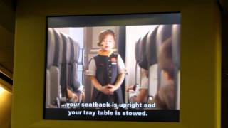 Pegasus Airlines safety video (Turkish with English subtitles)