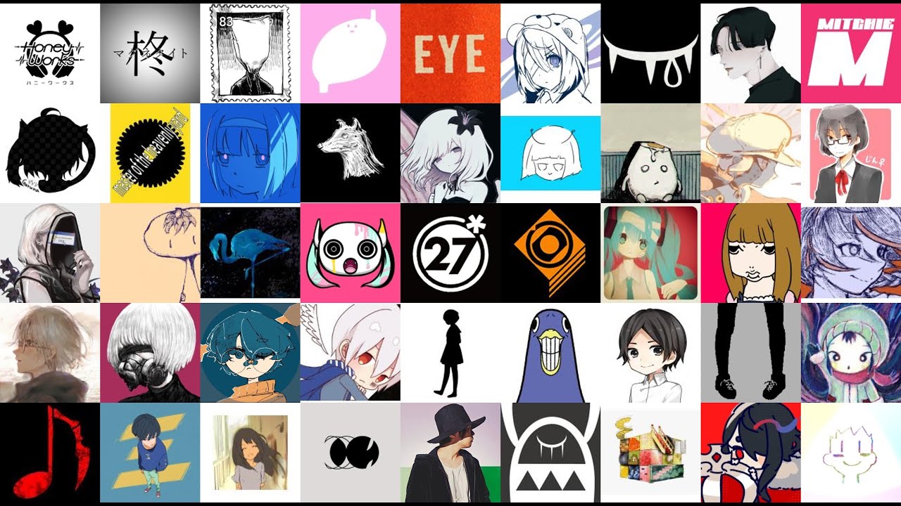 【サビメドレー】ボカロP名鑑・総勢100名