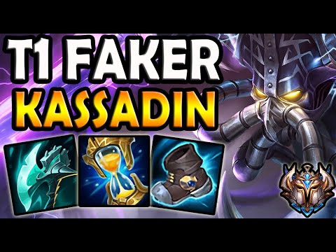 T1 Faker KASSADIN MID vs GALIO - Patch 10.25 Ranked Korea ✅