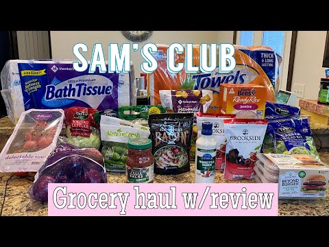 Sam's Club Haul// Bonus Beyond Burger Salad