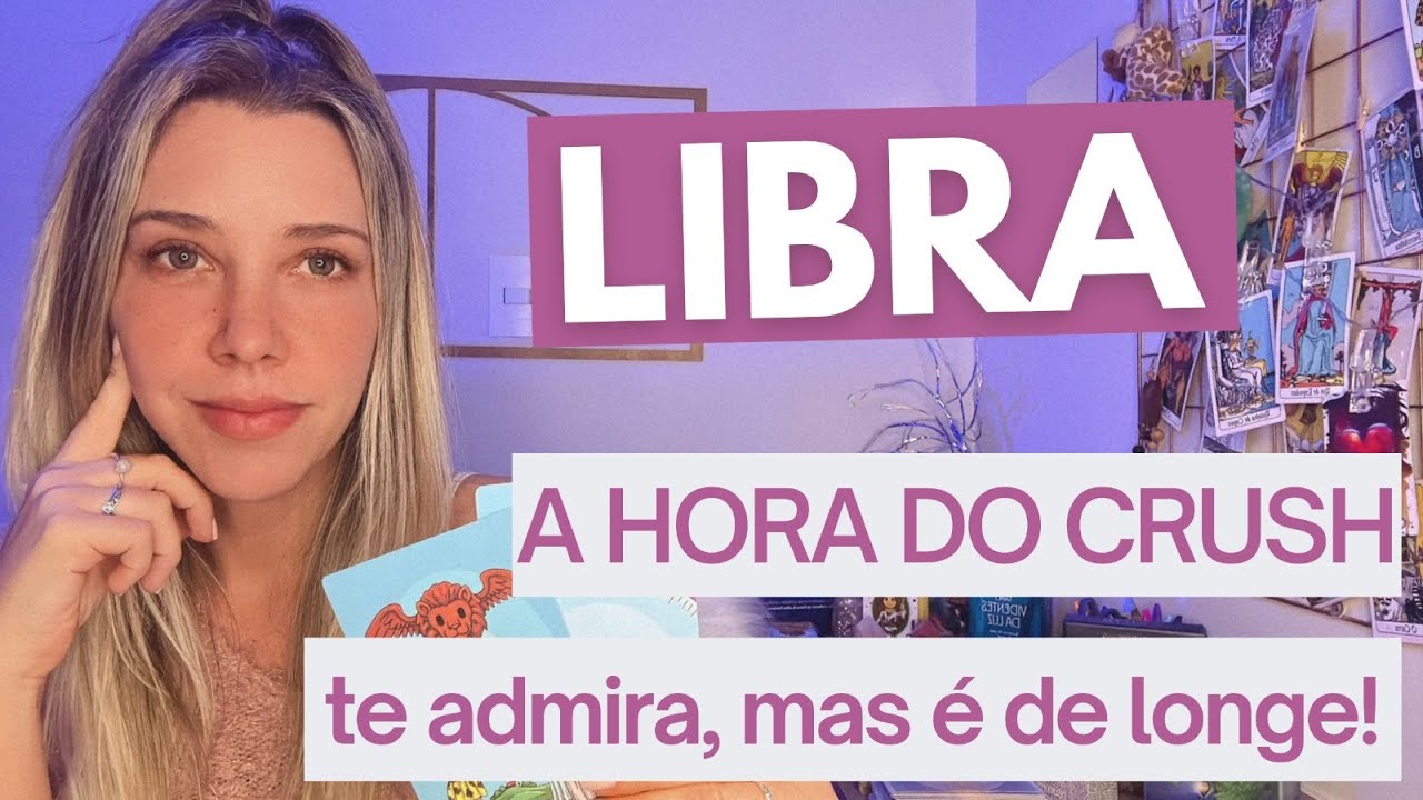 LIBRA ♎️ A HORA DO CRUSH ❤️ O coração de alguém tá apertadinho. Fazendo de tudo para te esquecer.