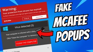 Get RID of FAKE McAfee PopUps & VIRUS | Remove McAfee from PC (NEW*)