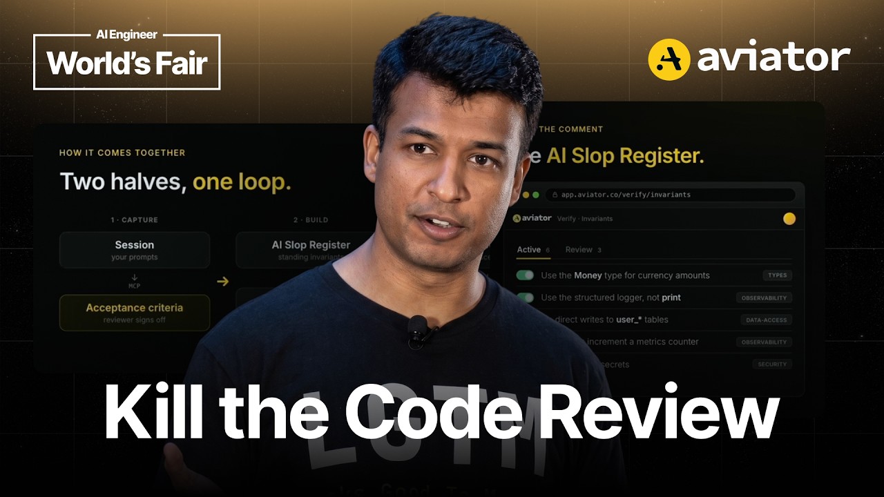 How to Kill the Code Review — Ankit Jain, Aviator