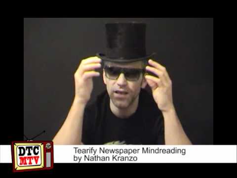 Dude That's Cool Magic Product Review - Tearify Newspaper Mindreading by Nathan Kranzo