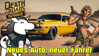 Zoe im Dodge Challenger in Death Roads: Tournament #07