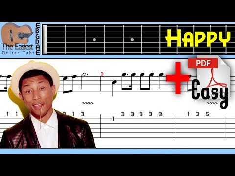 Pharrell Williams - Happy Guitar Tab