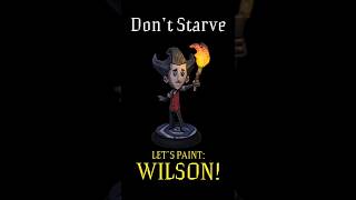 Painting Wilson from the "Don't Starve" board game, coming to Kickstarter Sept 30th.. 🙂