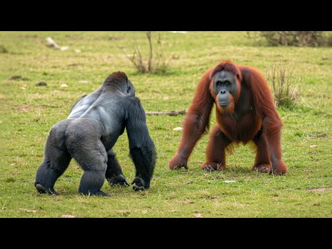Gorilla vs Orangutan: Who is stronger?