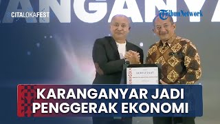 Kabupaten Karanganyar Terpilih sebagai Arthasastra Jana Kategori Penggerak Ekonomi Lokal