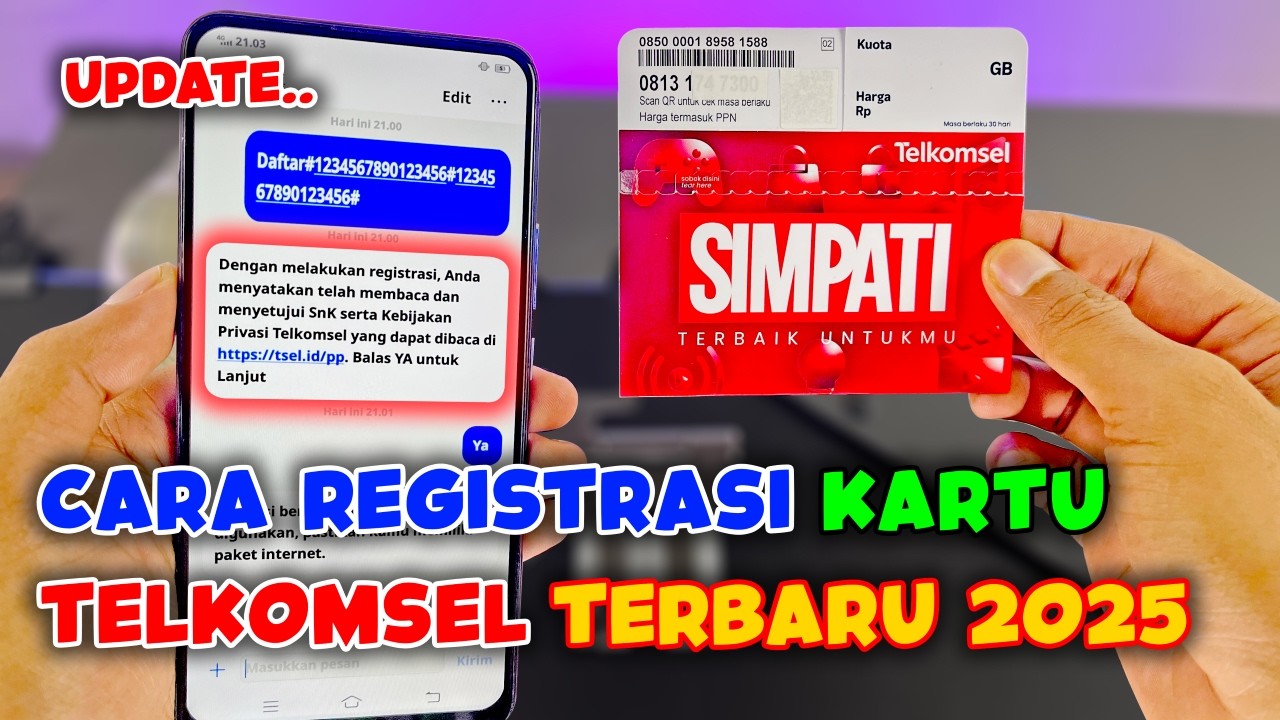 HOW TO REGISTER A TELKOMSEL CARD IN 2025
