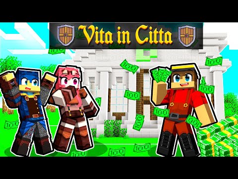APRO LA MIA BANCA SEGRETA RICCA - VITA IN CITTA 2 Minecraft ITA