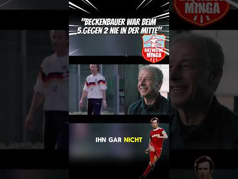 Franz Beckenbauer war beim 5 gegen 2 nie in der Mitte