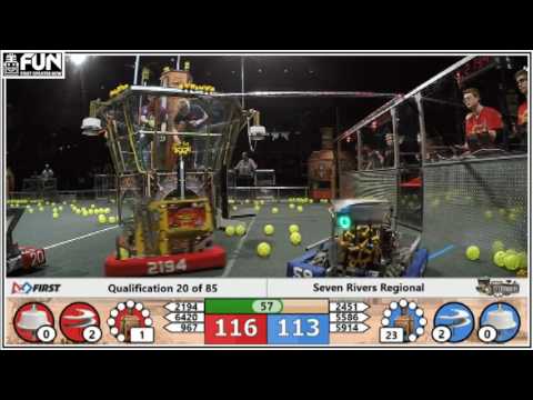 FRC Seven Rivers Regional 2017 - Qualification 20