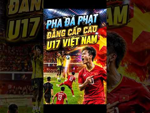 Pha Đá Phạt Đẳng Cấp Của U17 Việt Nam #shorts #u17vietnam